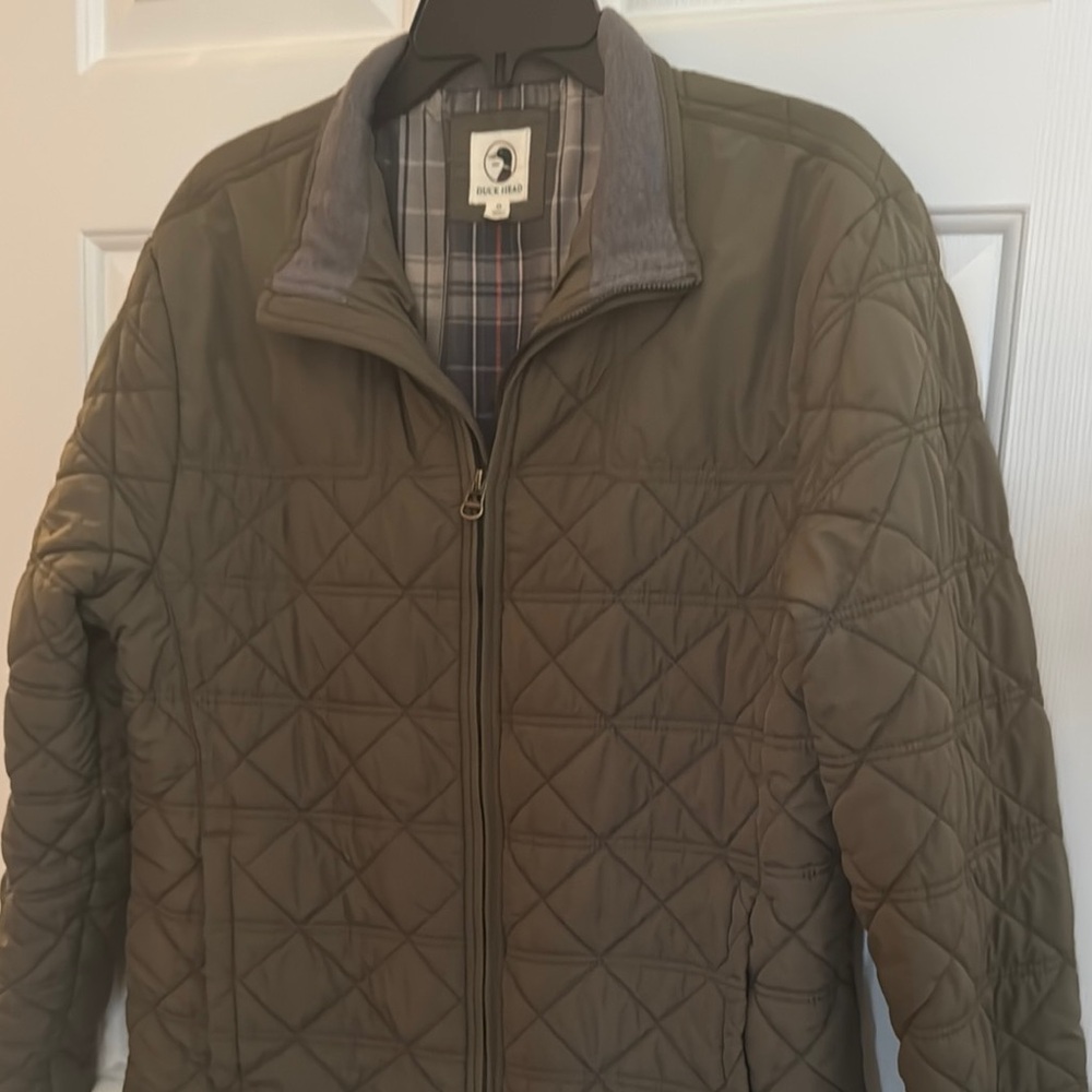 Duck Head Men's Olive Quilted Jacket